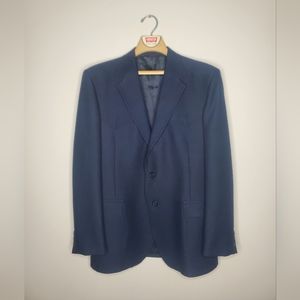 Levi's Vintage Men's Navy Blue‎ Western Style Knit Jacket Blazer Sz 42R w Hanger